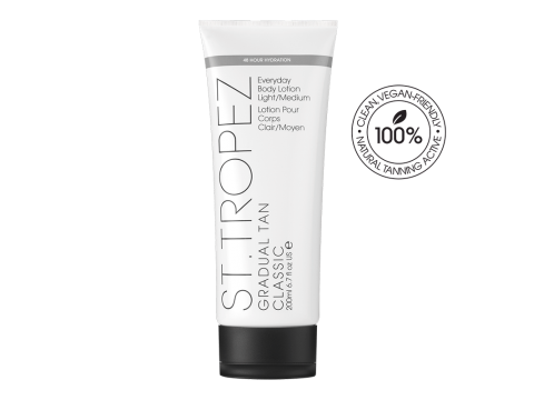 St. Tropez Gradual Tan Classic Everyday Body Lotion Light/Medium Kaupiamojo įdegio losjonas, 200ml St. Tropez Gradual Tan Classic Everyday Body Lotion Light/Medium Kaupiamojo įdegio losjonas, 200ml